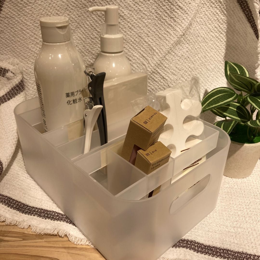 【ゆめタウン中津】仕分けに大活躍。メイクボックス用スタンド