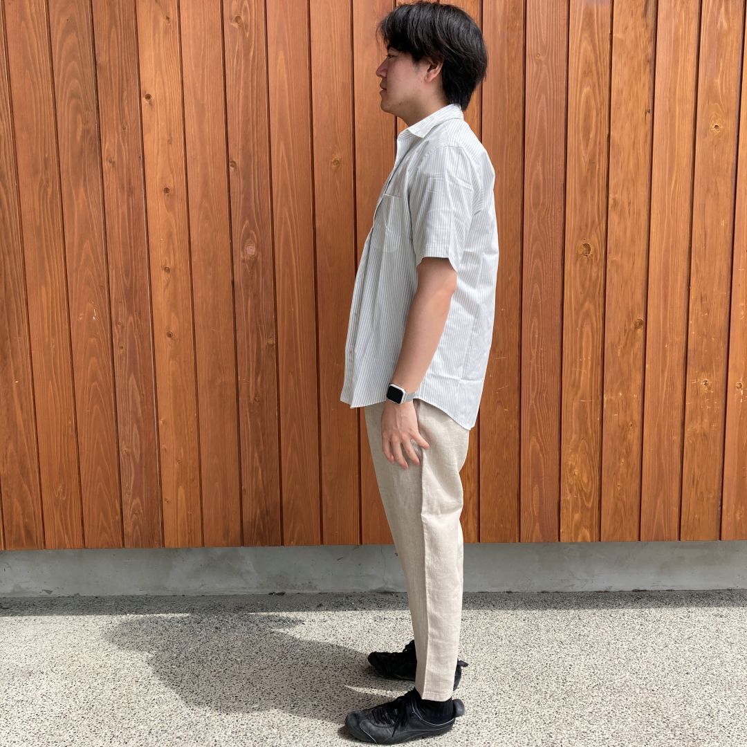 紳士涼感ワイドT+リネンパンツ②