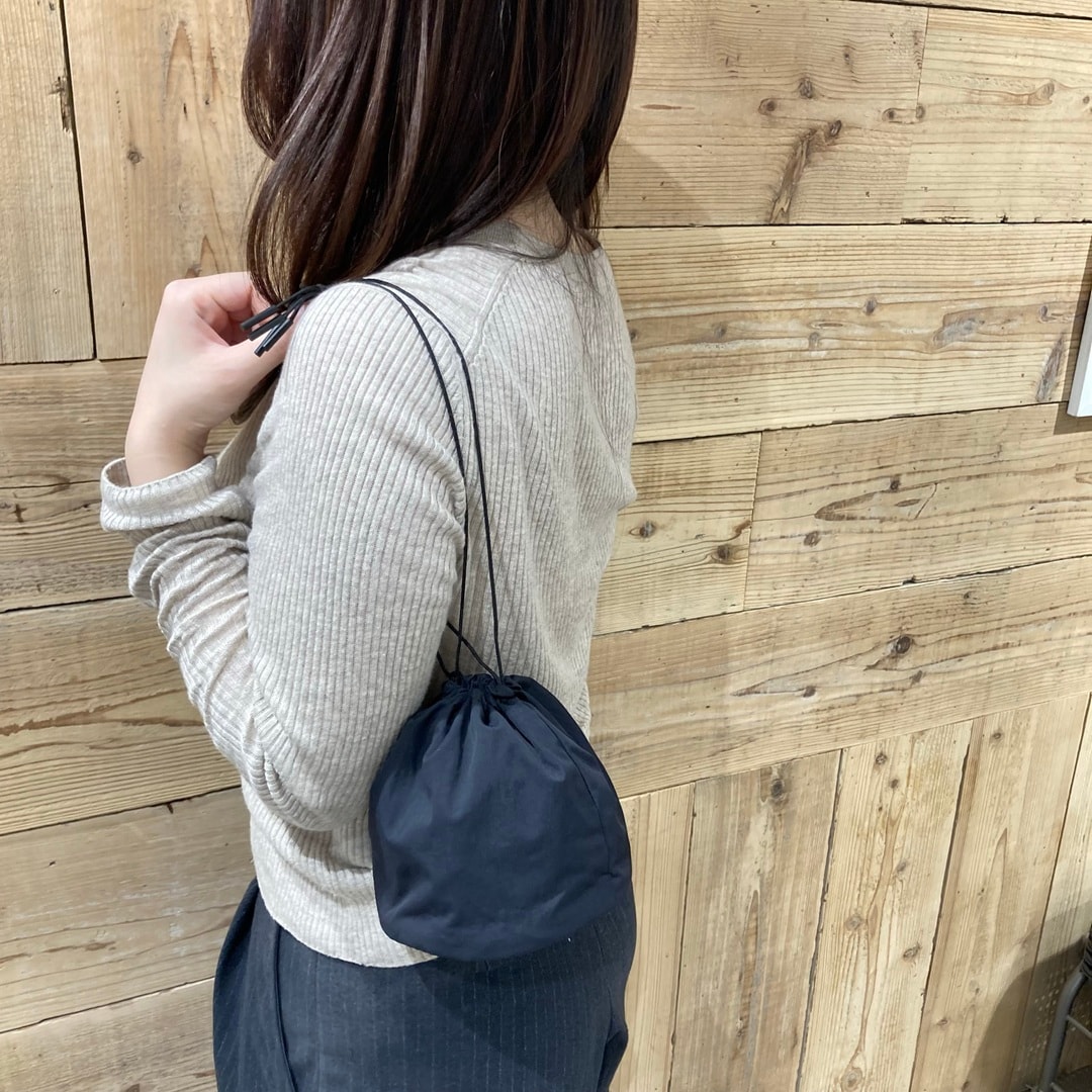 【無印良品500東大阪フッセ】ちょっとしたお出かけに、丸底巾着_LDDZ1d