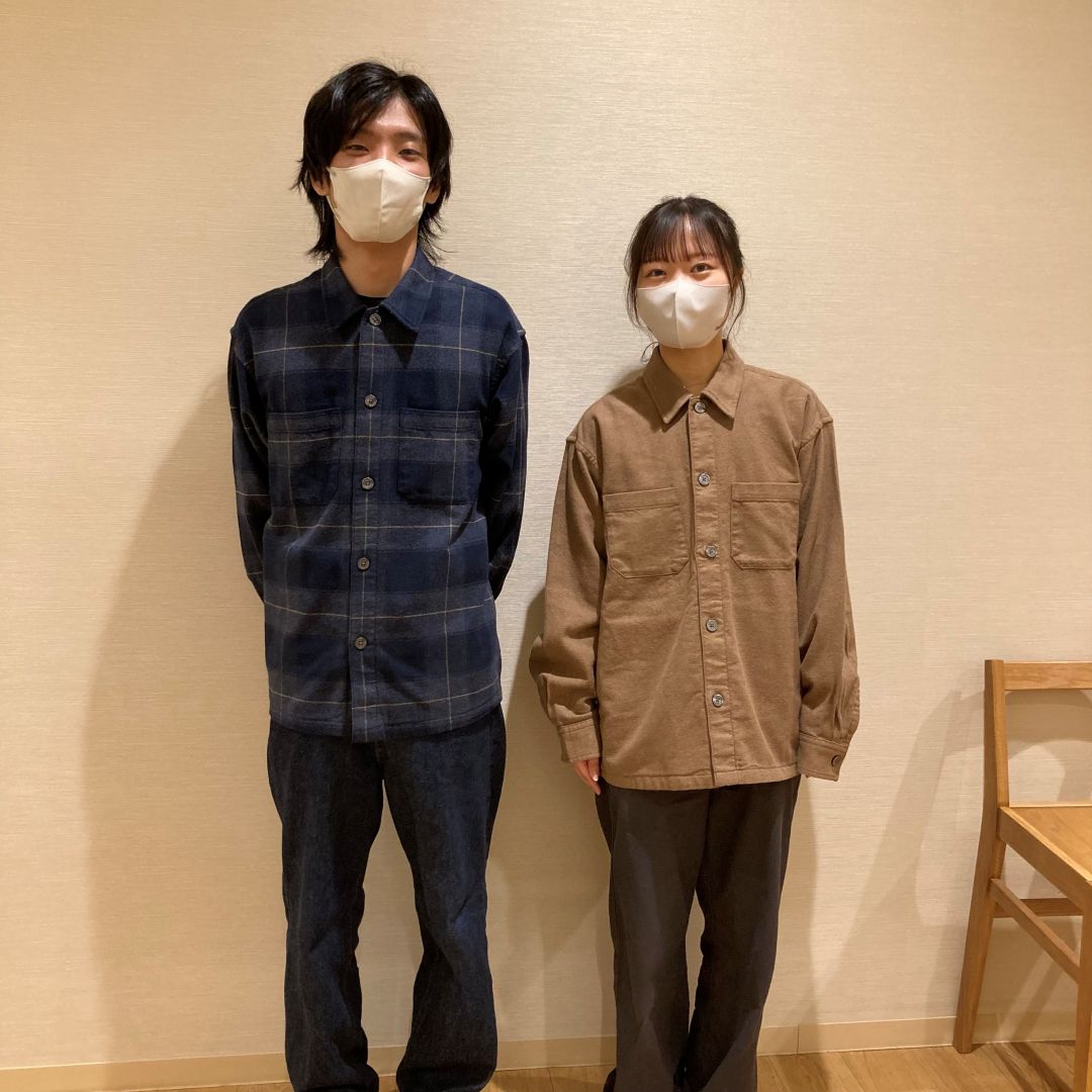 【イオン防府】この時期におすすめ「両面起毛フランネルシャツジャケット」_WG4OIF
