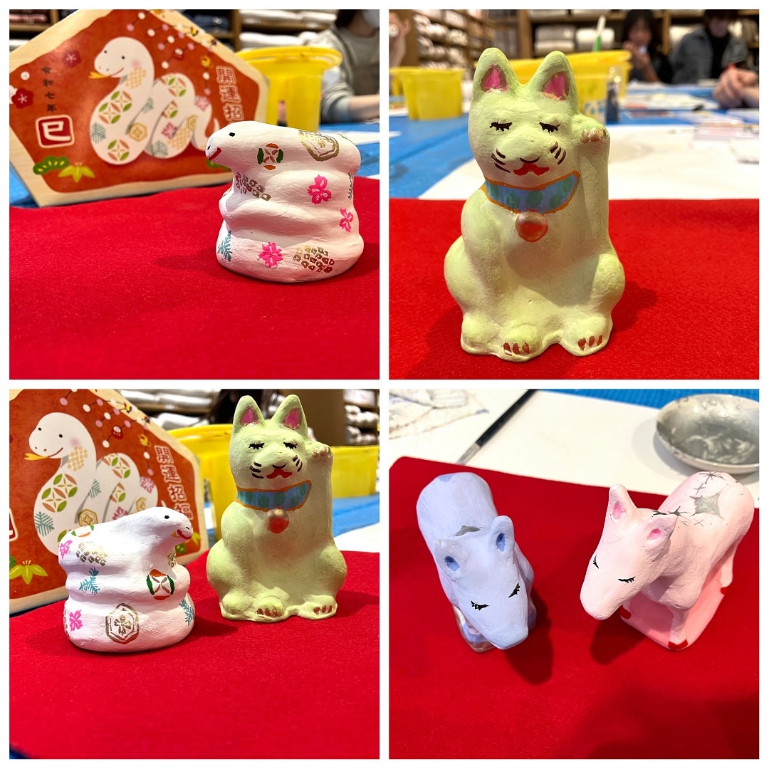 【イオンモール秋田】八橋人形絵付け体験|イベントレポート～1日目～