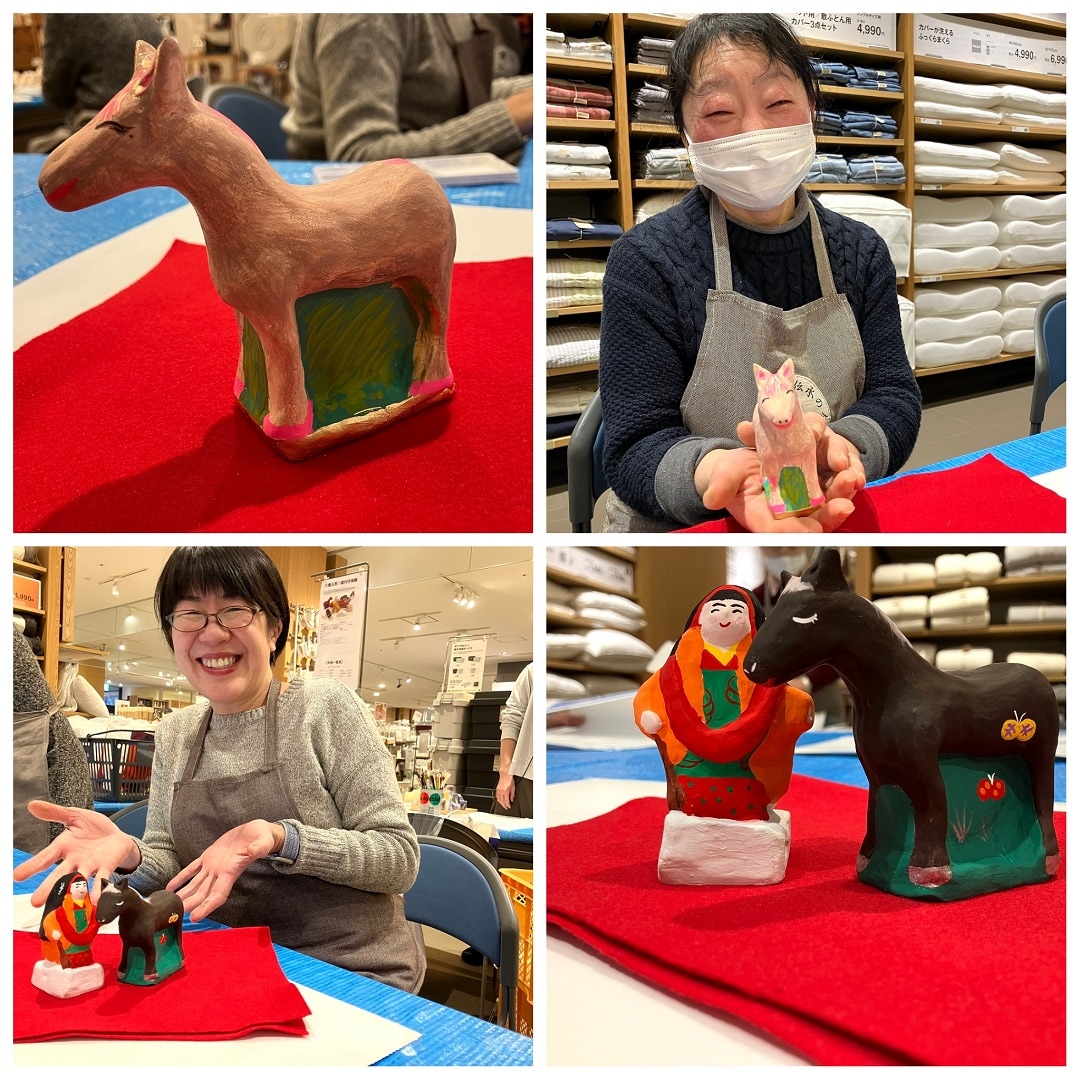 【イオンモール秋田】八橋人形絵付け体験|イベントレポート～1日目～