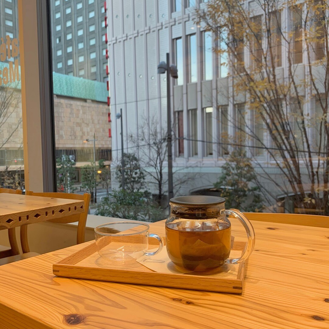 【Café＆MealMUJI日比谷】寒い日こそ、黒豆茶を