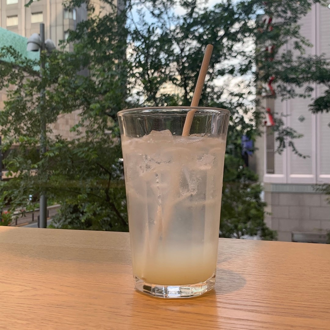 【Café＆Meal MUJI日比谷】檸檬のサイダー