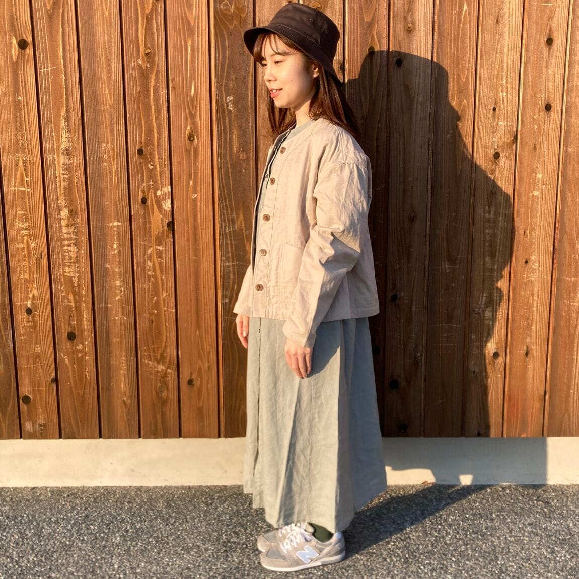 婦人リネンワンピース②