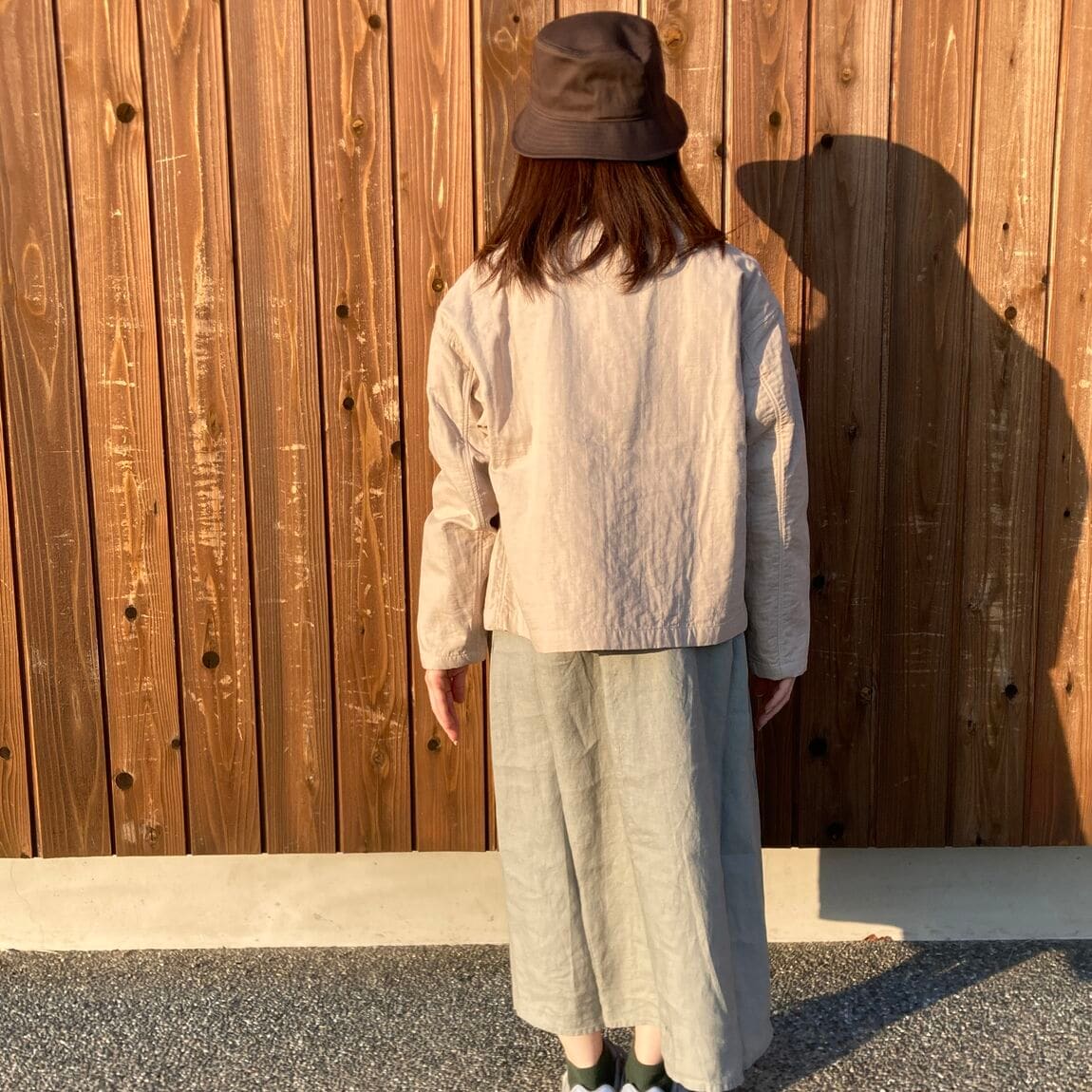 婦人リネンワンピース③