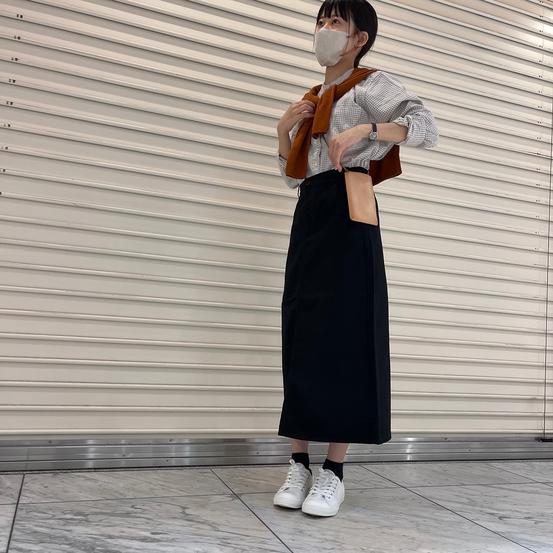 【京都ポルタ】あったかフランネルシャツ｜スタッフのおすすめ　コーデ②