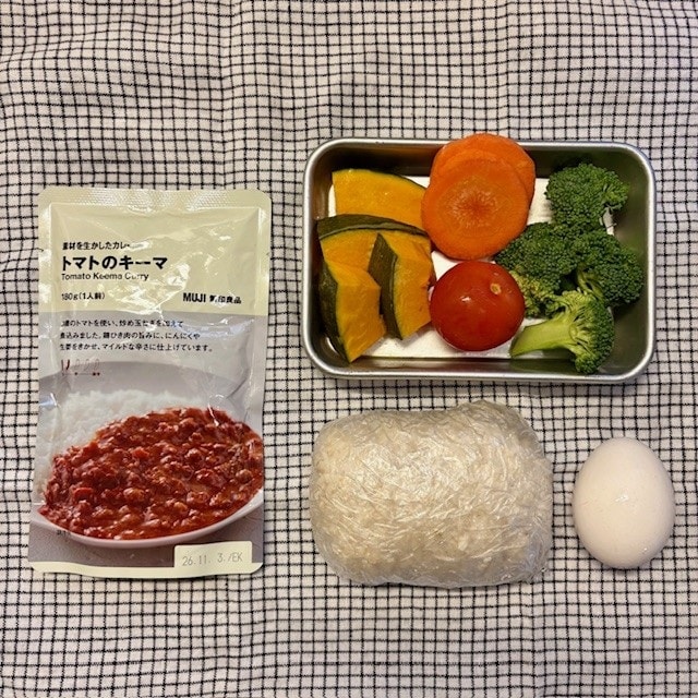 カレーを蒸すところ