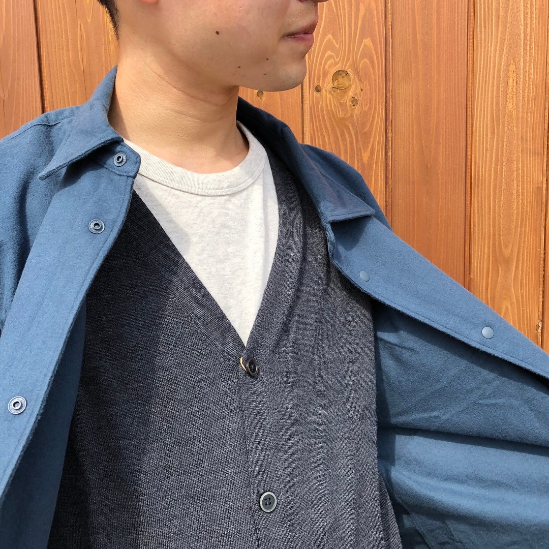 紳士フランネルシャツジャケット③