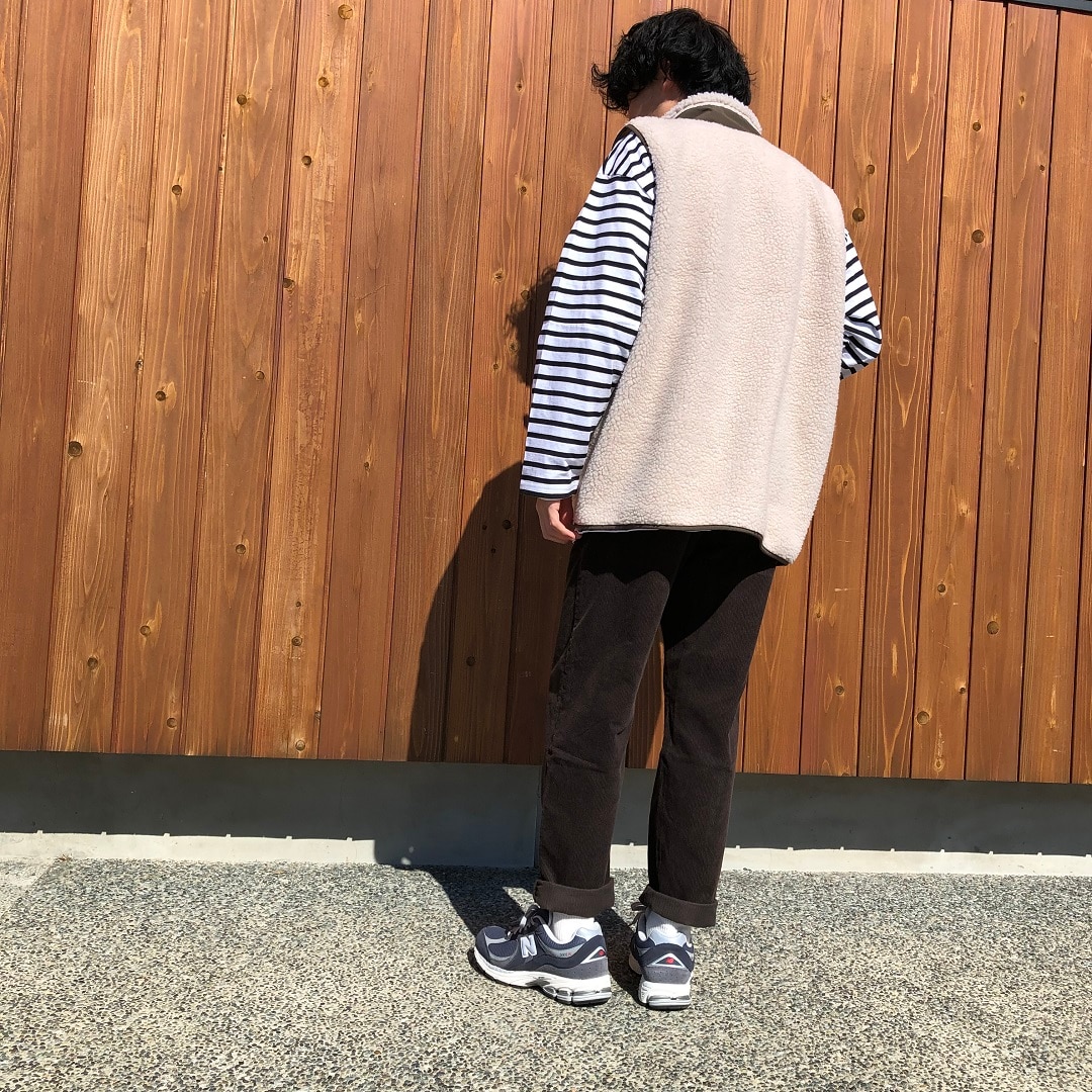 紳士ボアベスト②