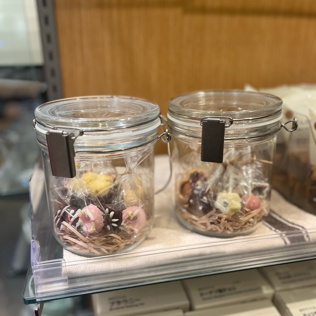 チョコレート展示の様子