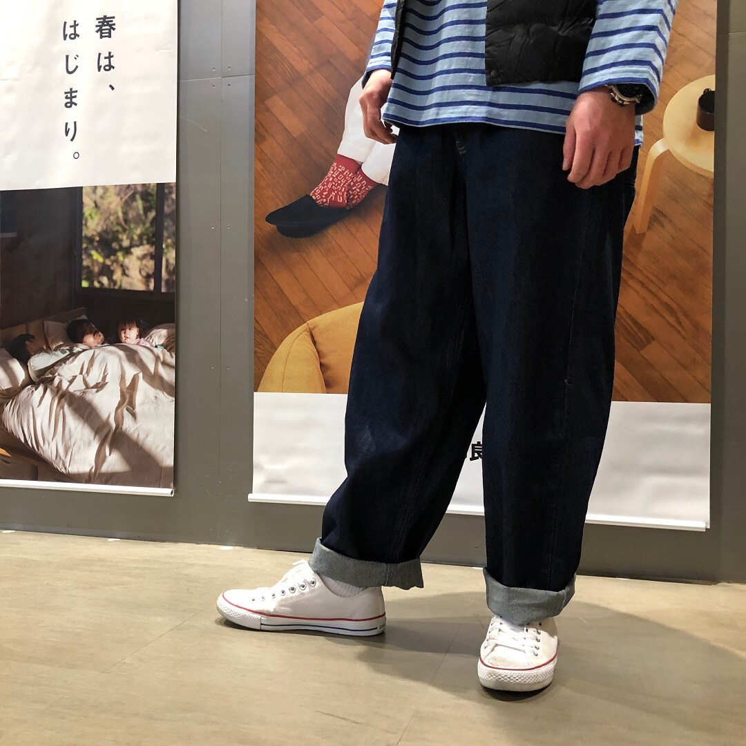 【アリオ倉敷】カポック混デニムパンツ
