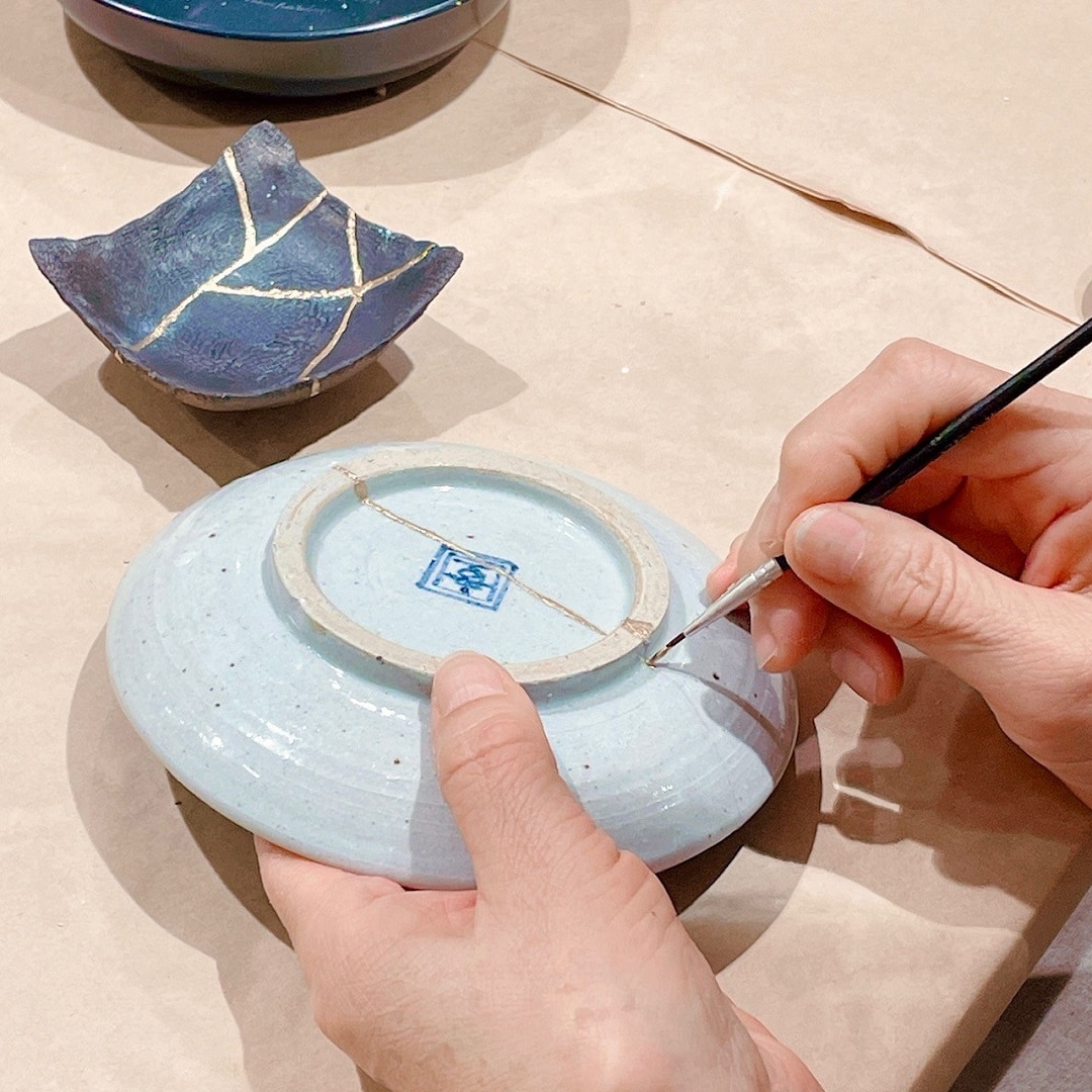 【金継ぎ】前回のワークショップ