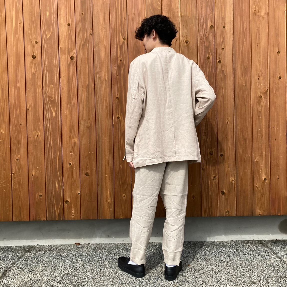 リネン 後ろ