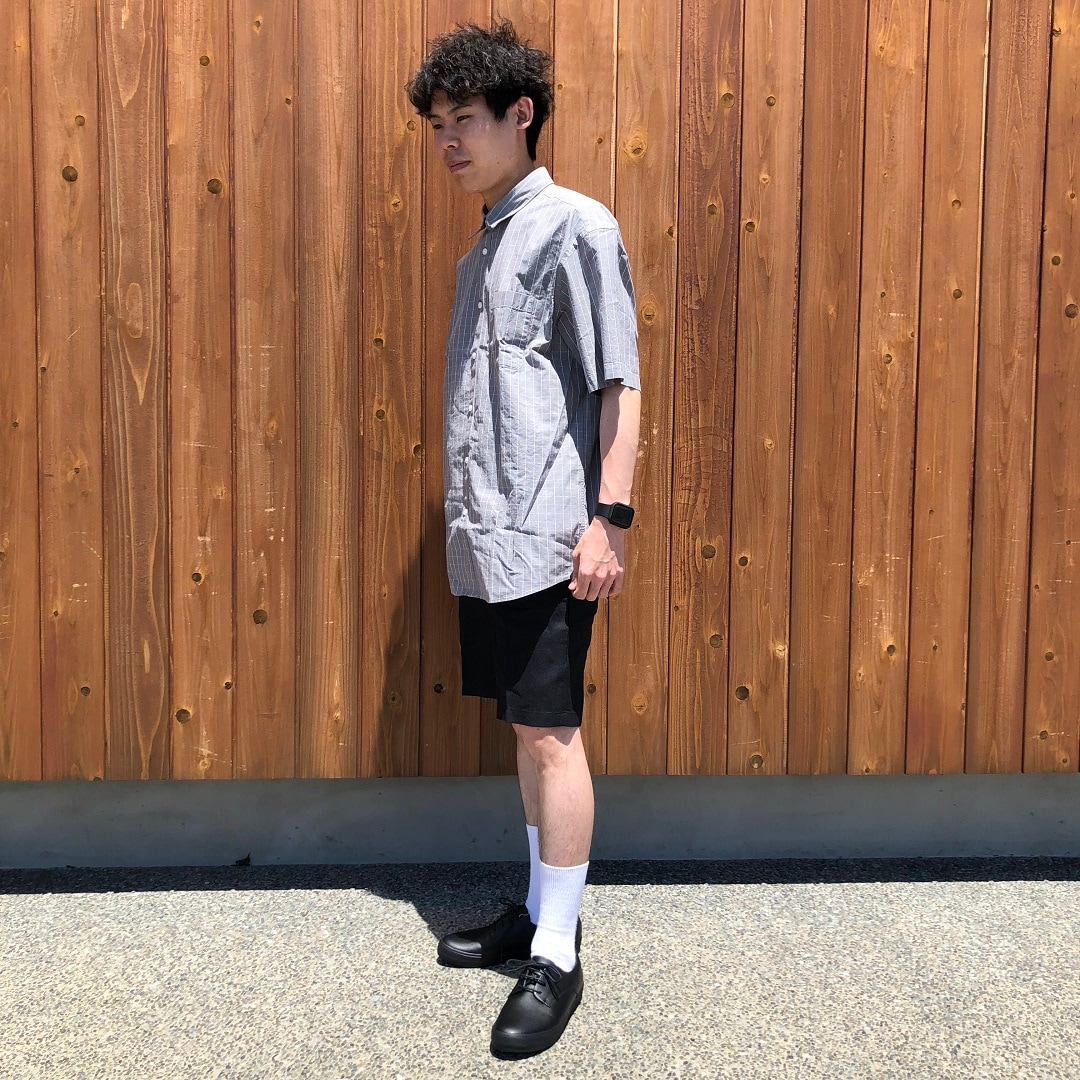 紳士ブロード半袖シャツ②