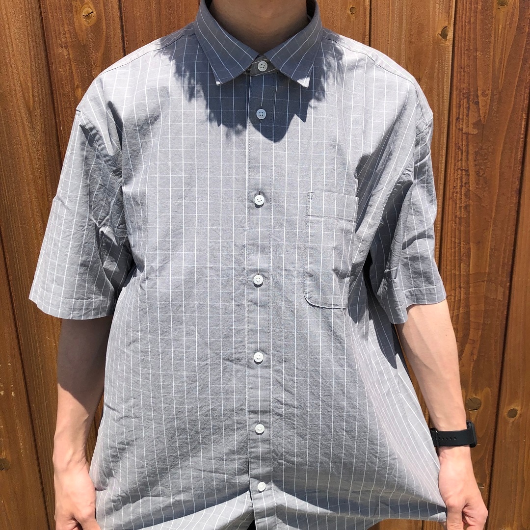 紳士ブロード半袖シャツ④
