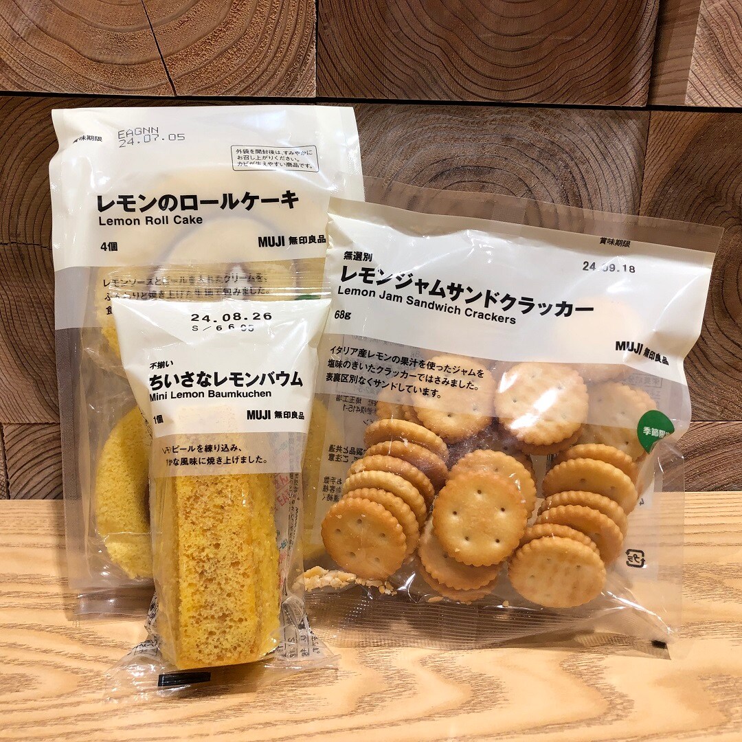 レモン　洋菓子、クラッカー