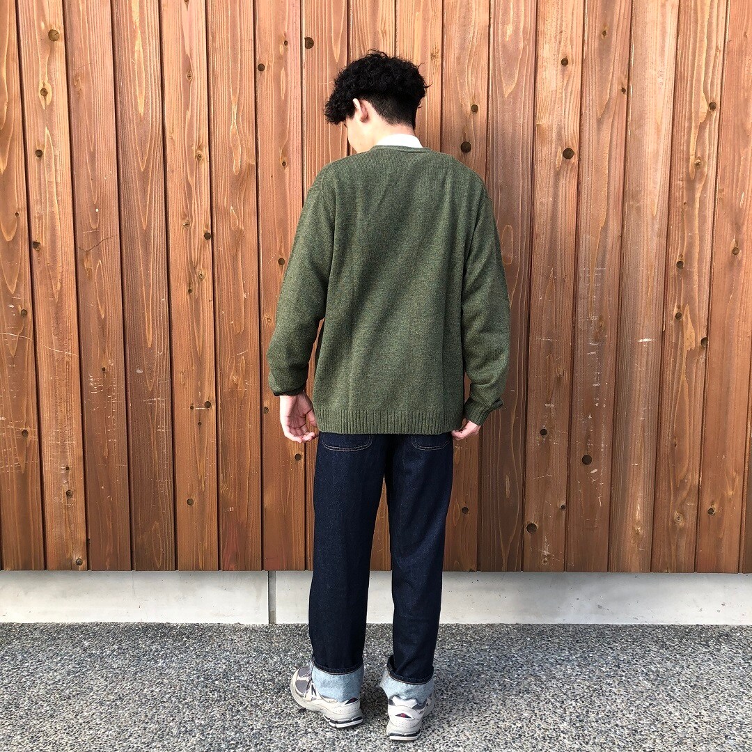 紳士洗えるウールカーディガン③