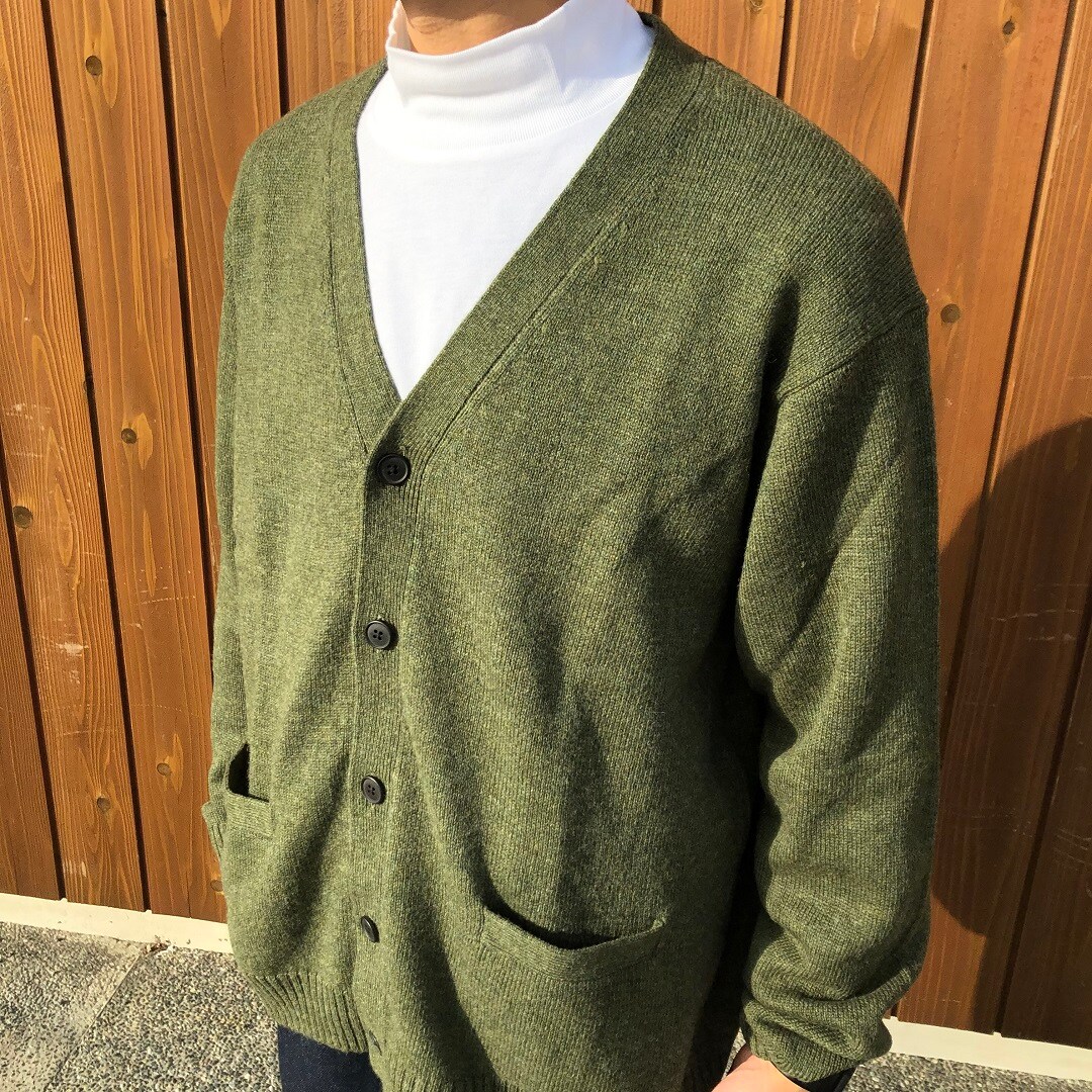 紳士洗えるウールカーディガン④