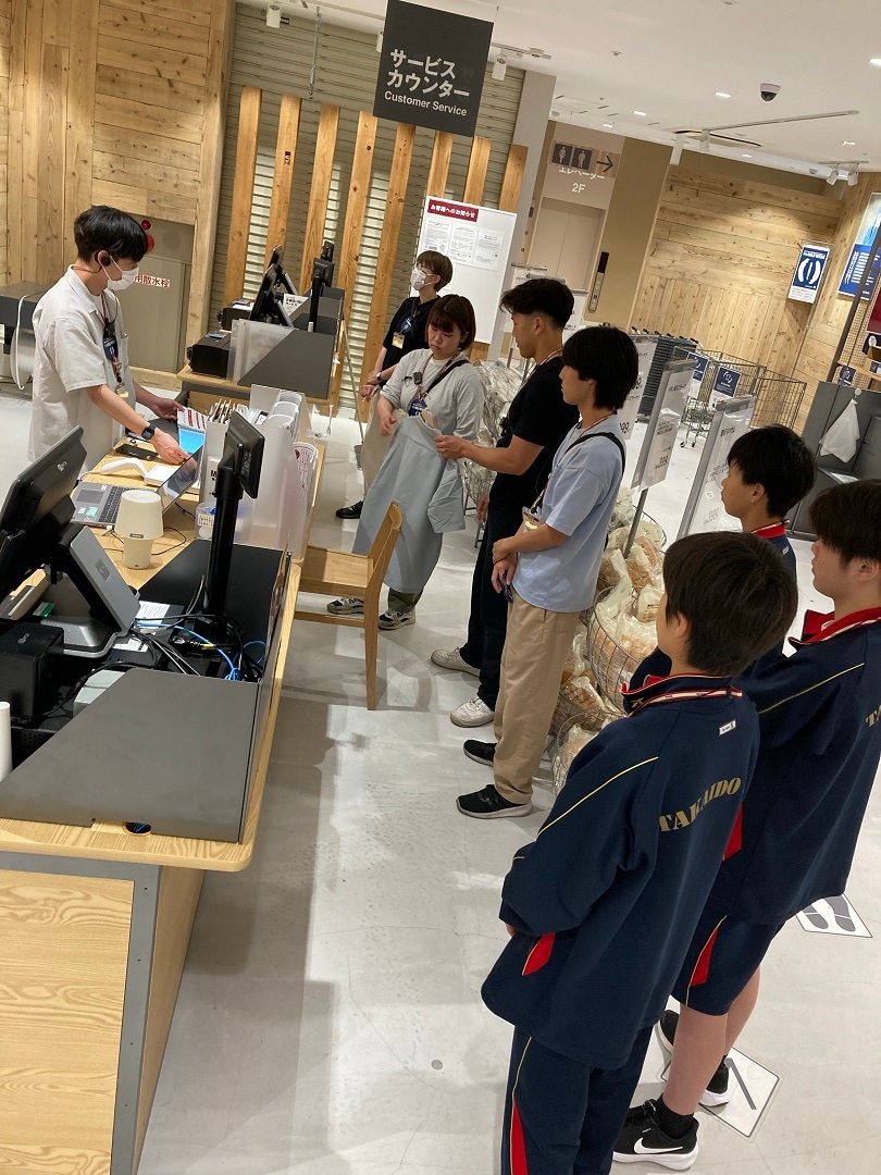 高井戸中学校・職場体験②