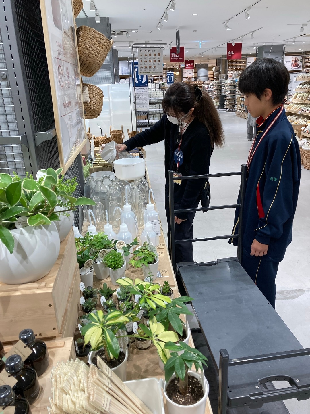 高井戸中学校・職場体験⑥