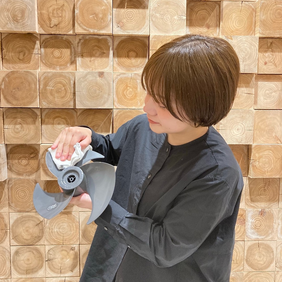 【アミュプラザ鹿児島】5分でできるサーキュレーターのお手入れ