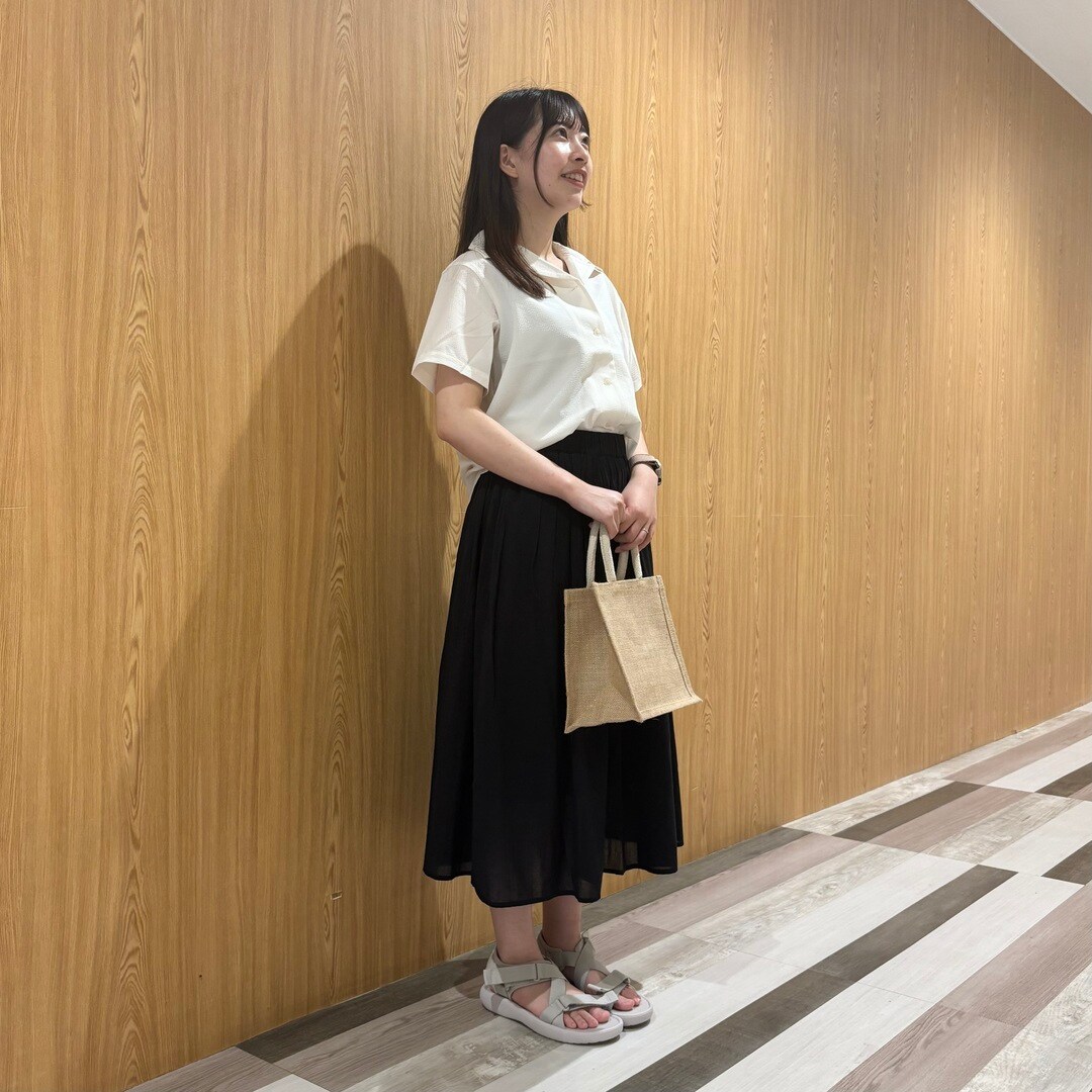 オープンカラー半袖シャツ