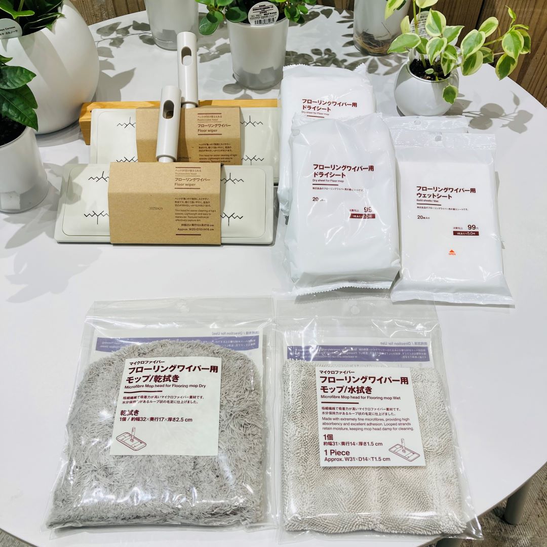 ヘッドが付け替えられる掃除用品