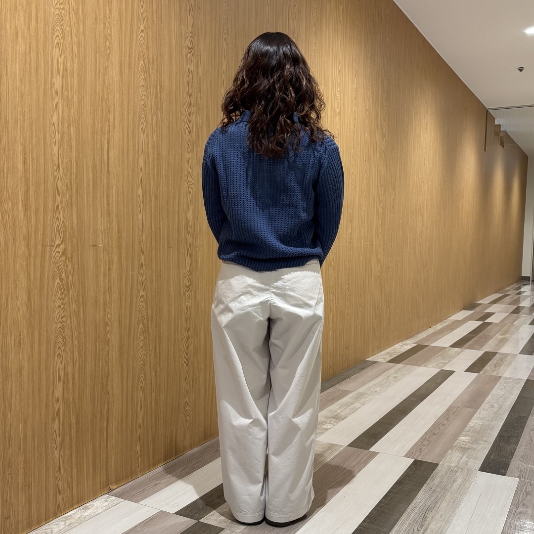 メッシュポロカーディガン