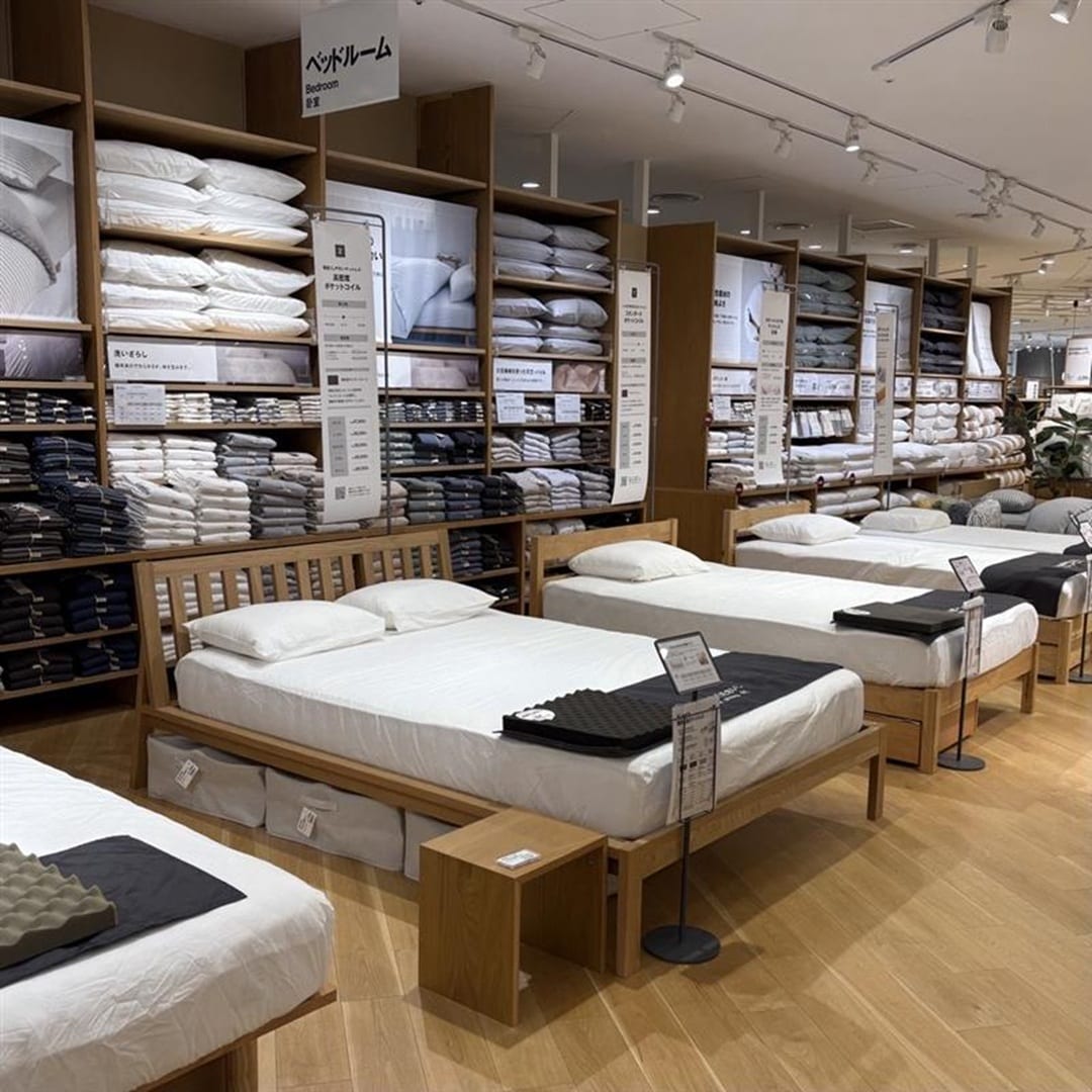 ベッド展示の画像