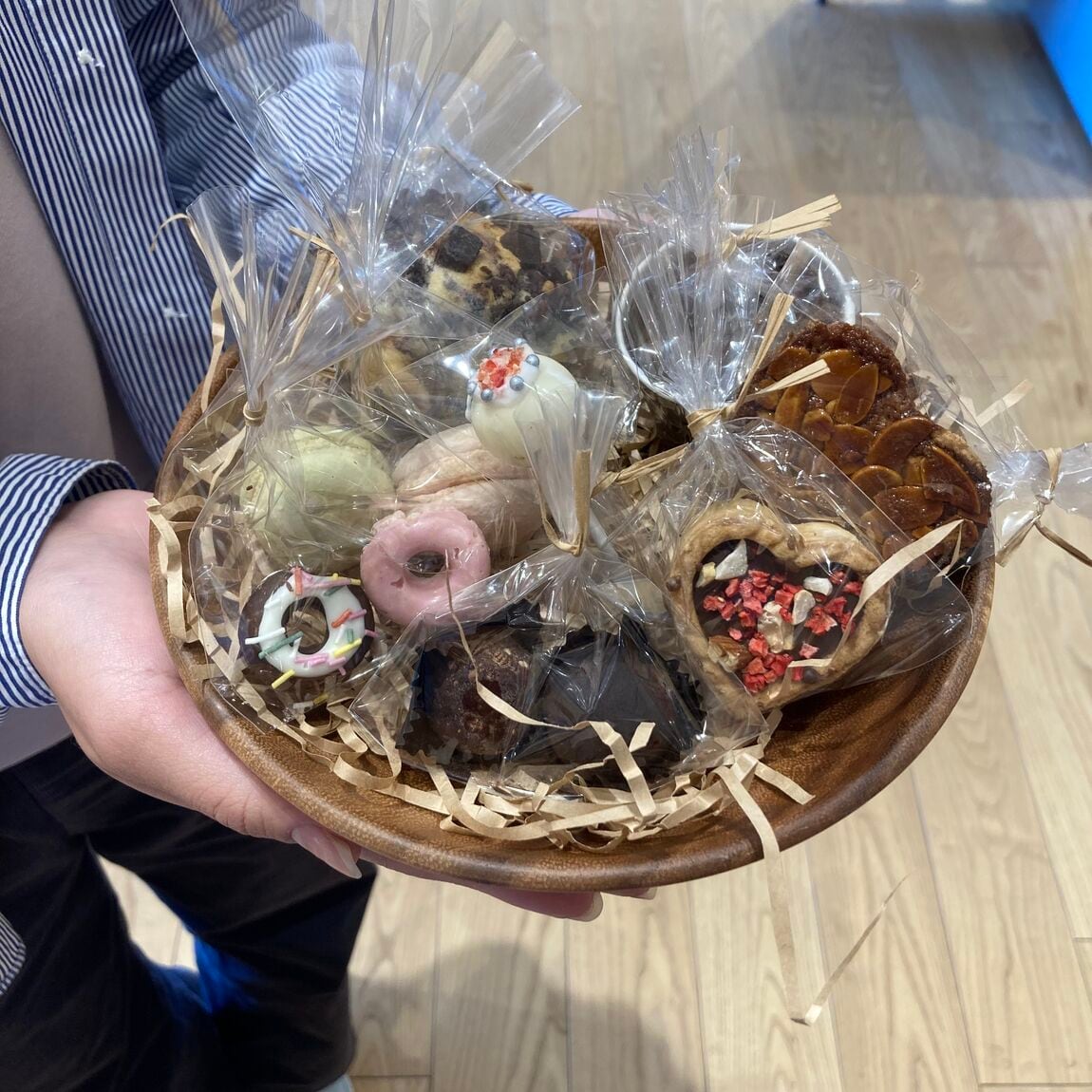 手作りしたお菓子の写真