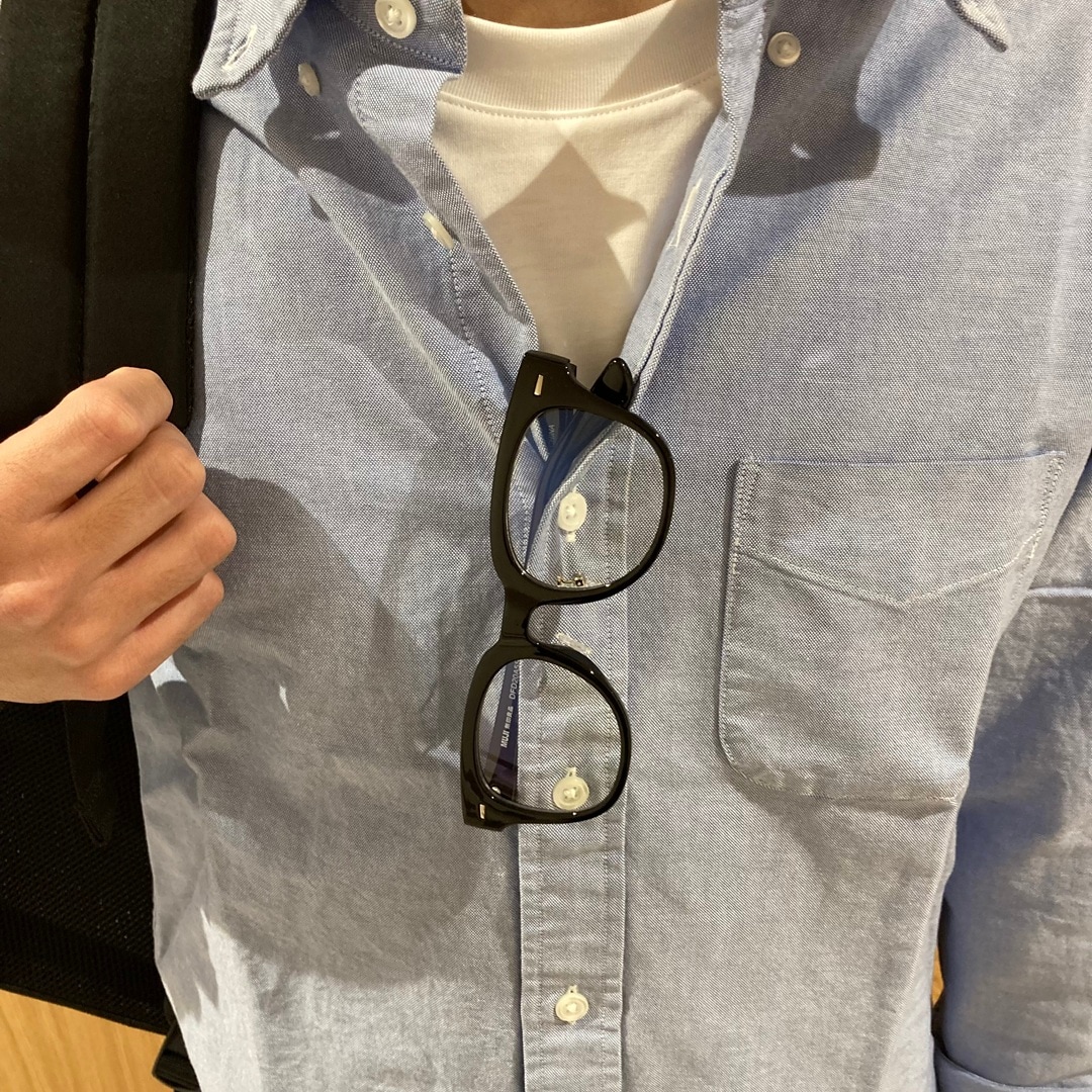 洗いざらしオックスシャツ