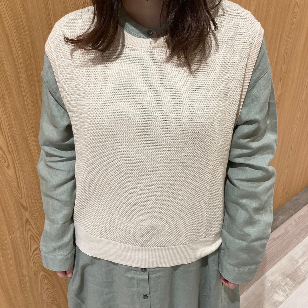 長袖シャツワンピース