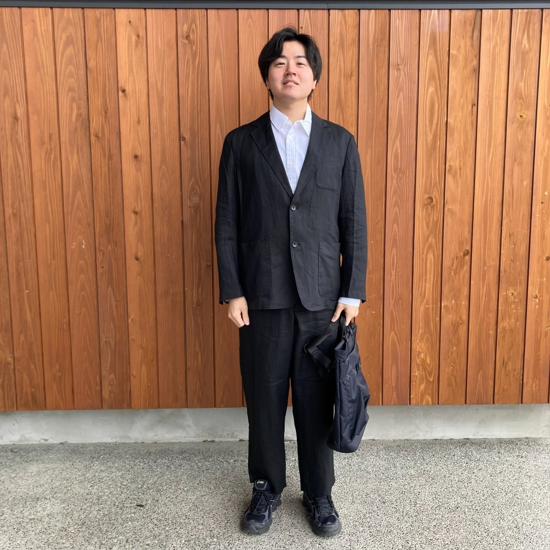 紳士リネンジャケット②