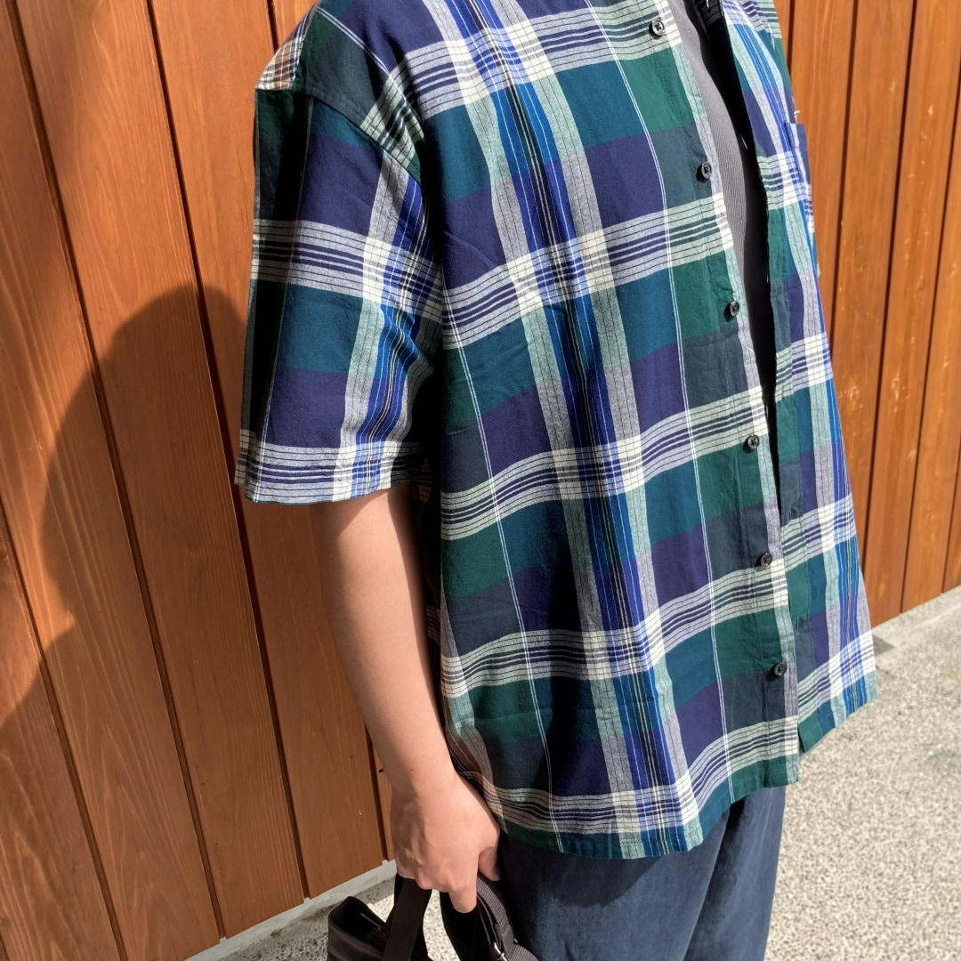 紳士マドラスシャツ④