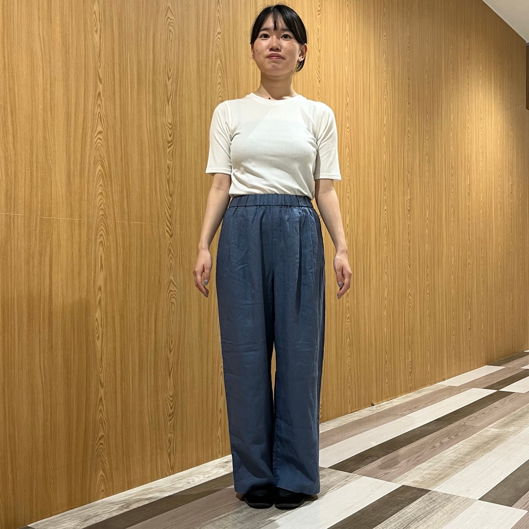 クルーネック五分袖Tシャツ