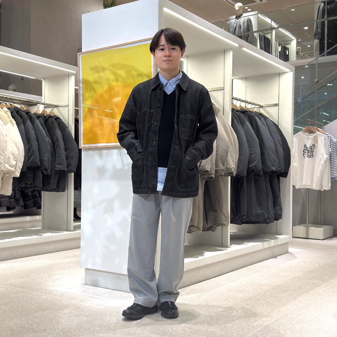 デニムカバーオール