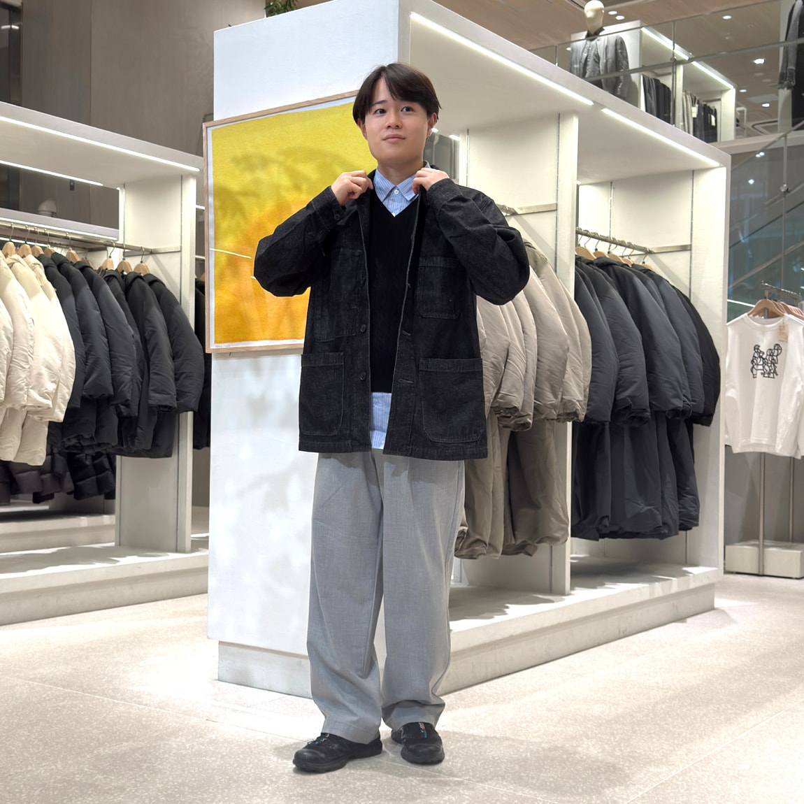 デニムカバーオール