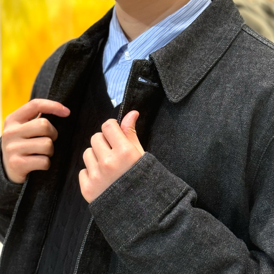 デニムカバーオール