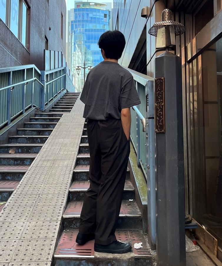後ろ向き