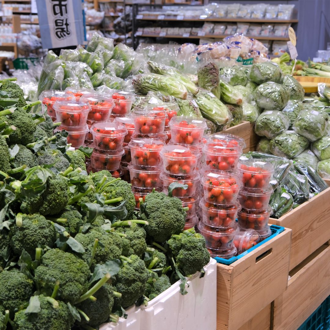 【堺北花田】林田商店さんの市場まつり開催中｜青果売場から