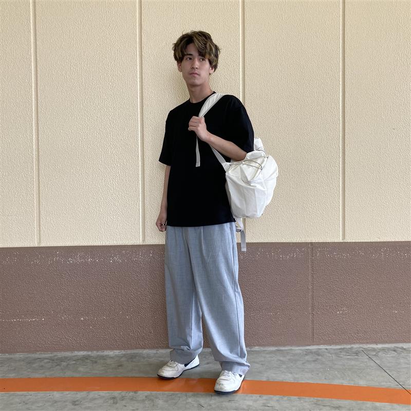 【堅田】紳士涼感ワイド半袖Tシャツ正面