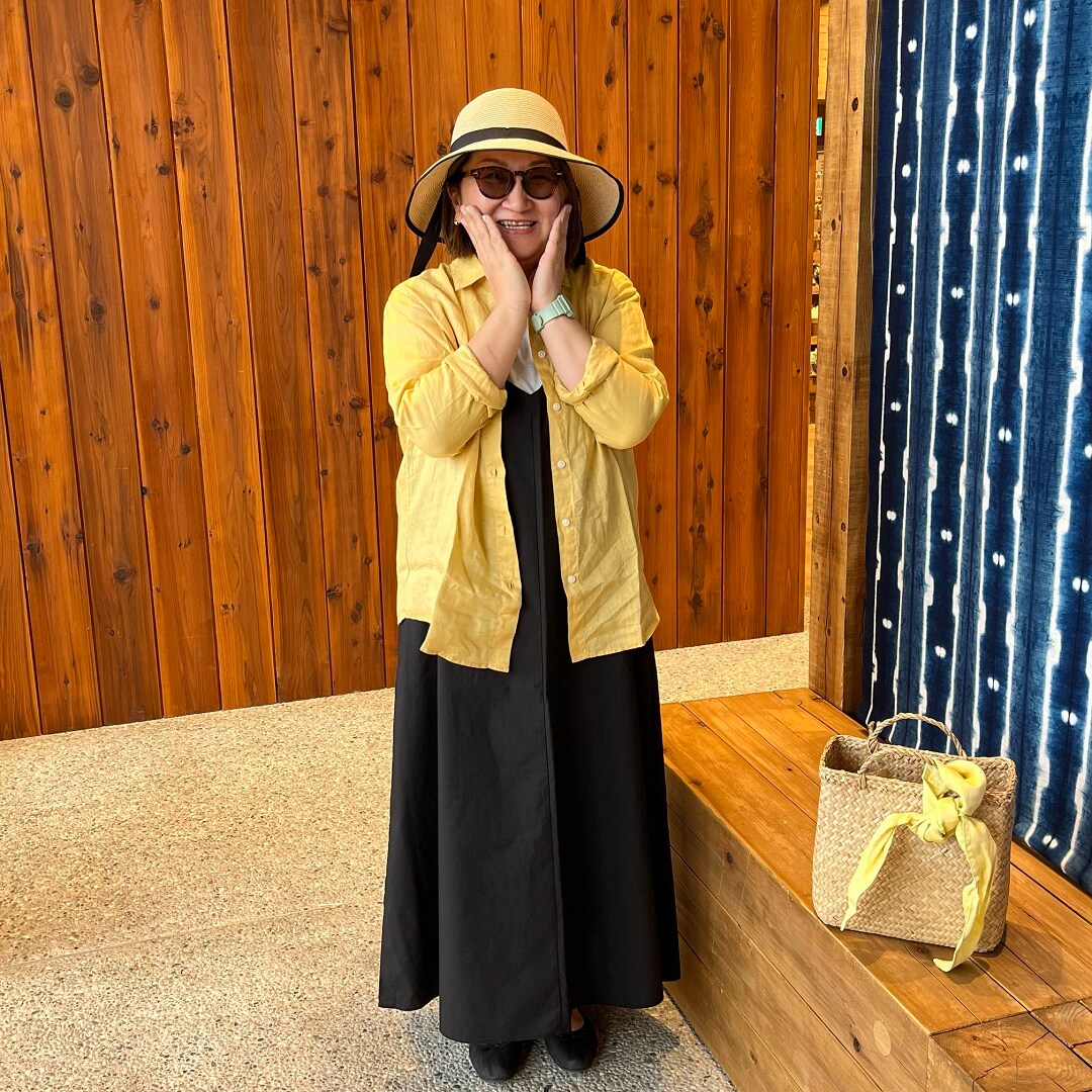 コーディネート写真サングラスあり