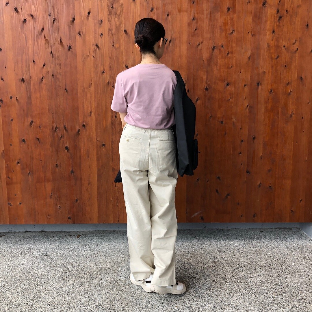 ムラ糸チノタックワイドパンツ