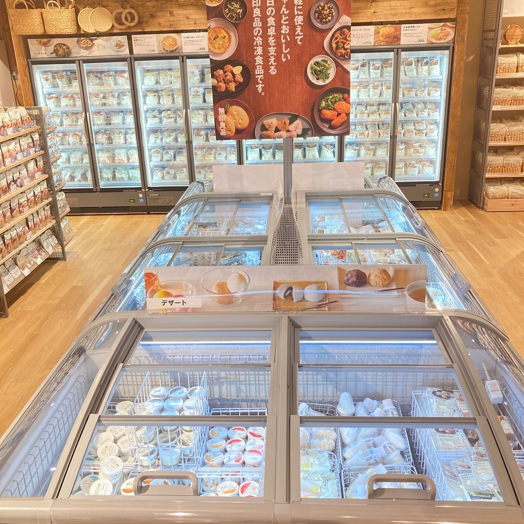 チルド、冷凍売場の様子