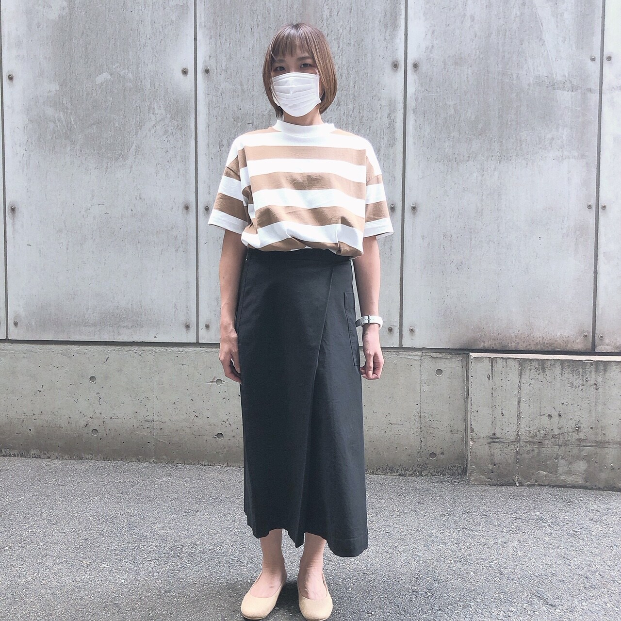 黒スカート