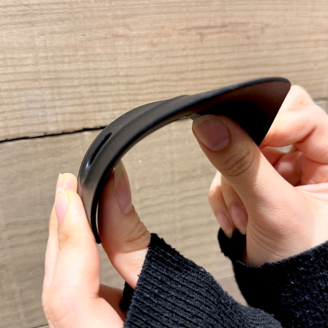 スクレーパーのしなり具合の紹介画像