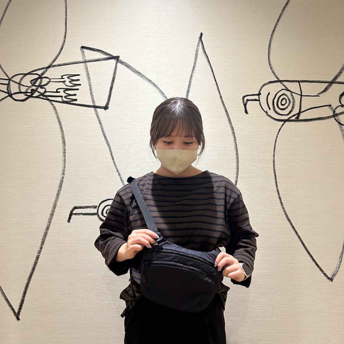 リップストップミニショルダーバッグ