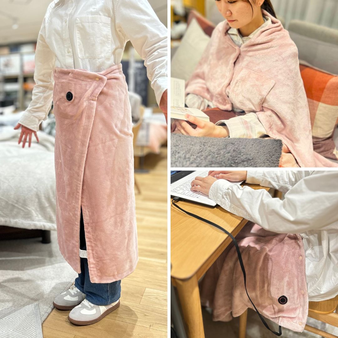 アルパーク】新商品｜羽織る、掛ける、巻くの3WAY『ブランケット