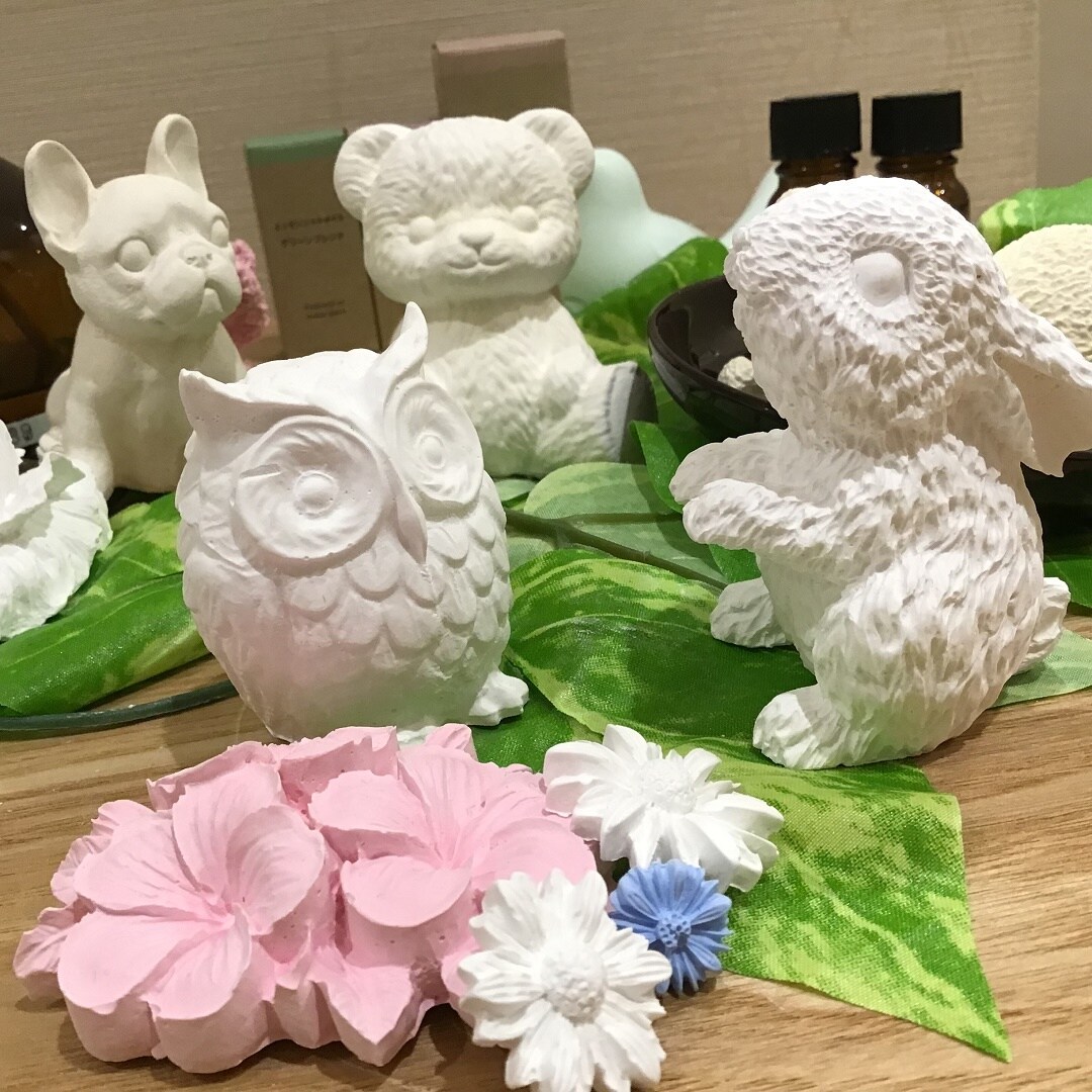 動物の形のアロマストーンの写真